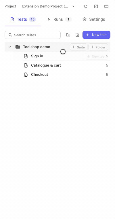 One title, then a bulk list